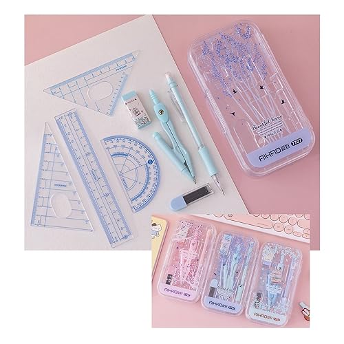 Amazon | コンパス 小学生 女の子 定規セット 中学生 分度器 算数